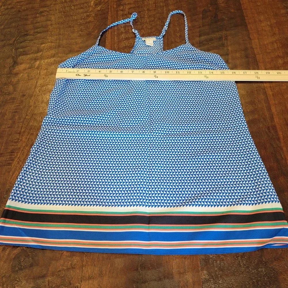 J Crew Camisole Women's Size 2 Blue Tank Top Cami Spaghetti Strap Blouse Boho‎